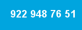 922 948 76 51 922 948 76 51